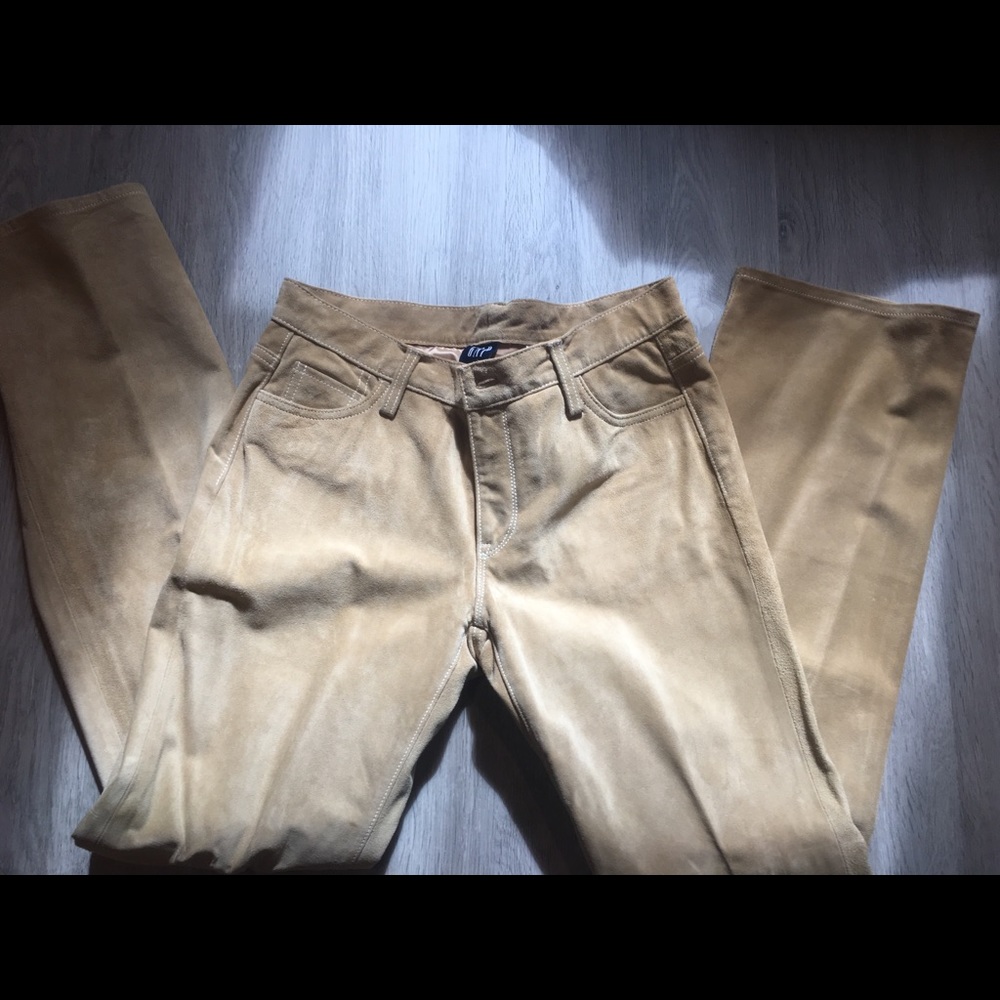 Suede Jeans